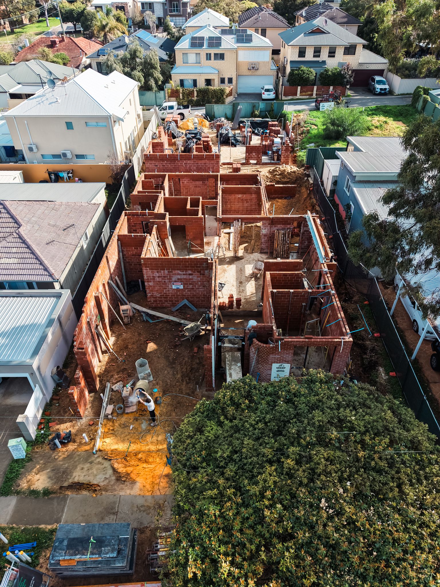 Alice St Doubleview residential brickwork progress photo 7